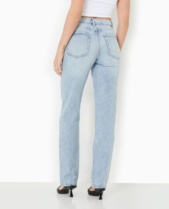 Jean droit taille regular bleu - Pimkie