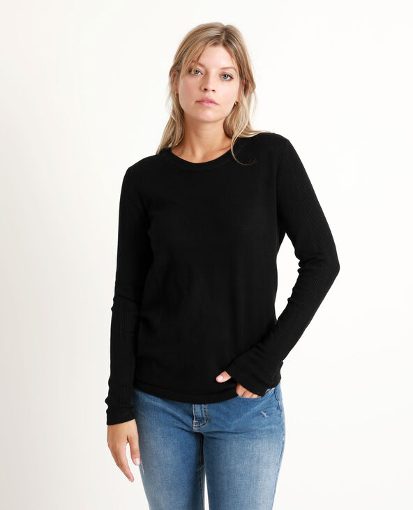 Pull basique noir - Pimkie