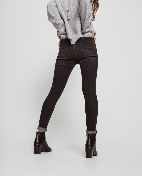 Jean skinny à bandes noir - Pimkie