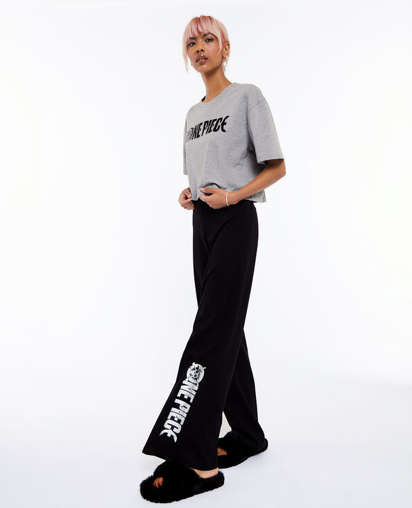 Ensemble pyjama One Piece gris chiné - Pimkie