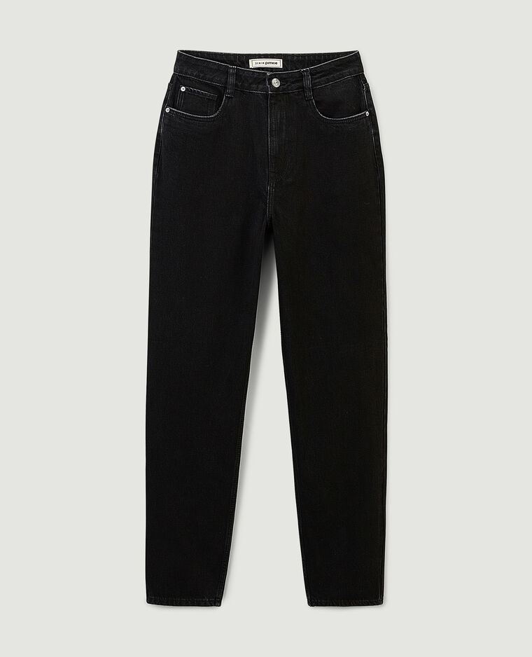 Jean mom taille haute noir - Pimkie