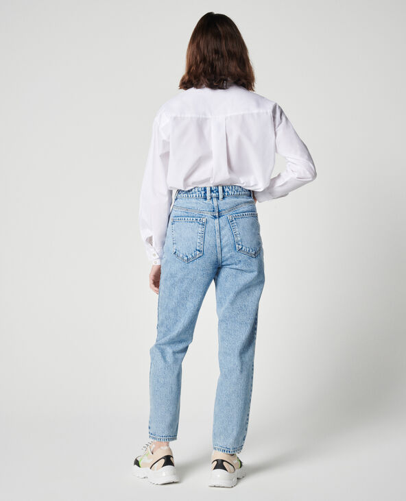 Jean mom taille haute bleu - Pimkie