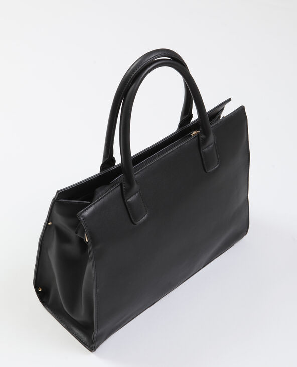 Sac à main croco noir - Pimkie
