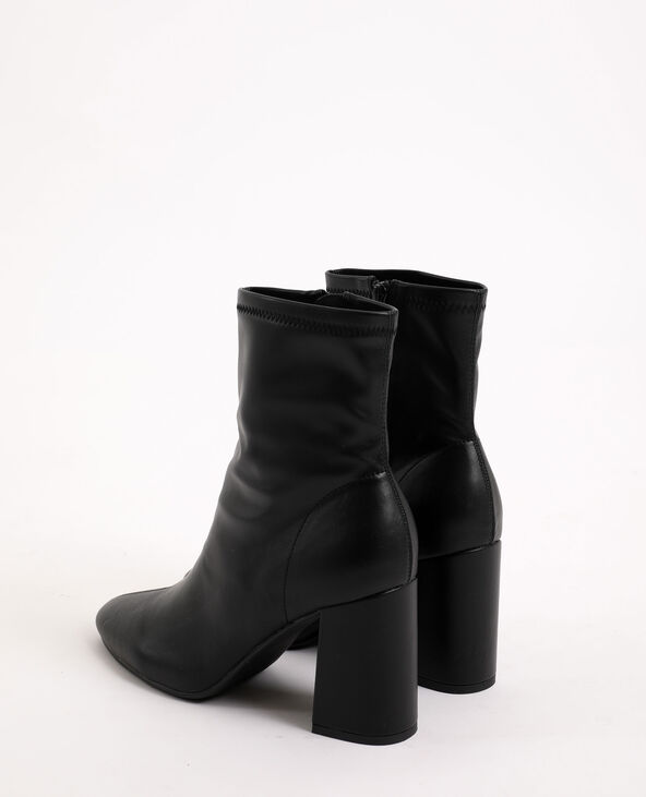 Boots à talons hauts noir - Pimkie