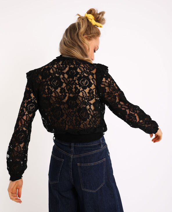 Chemise en dentelle top