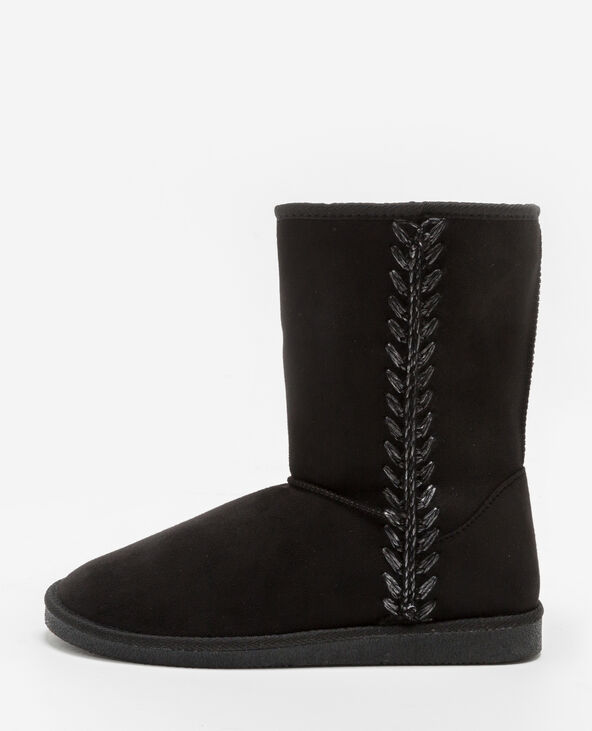 Bottes fourrées noir - Pimkie