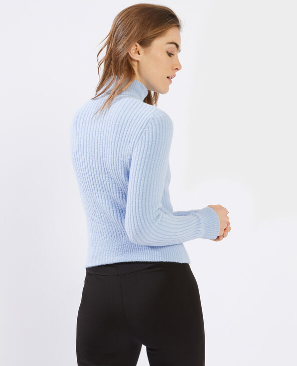 Pull col roulé bleu - Pimkie