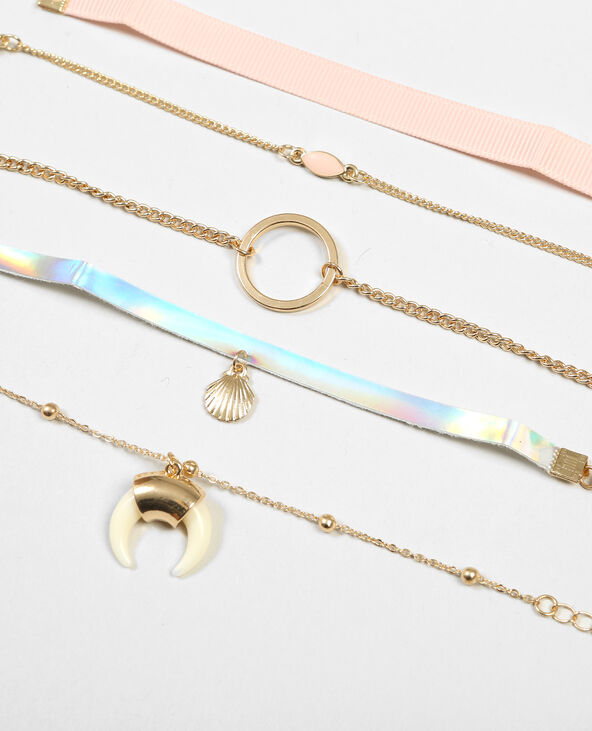 Lot de 5 bracelets doré - Pimkie
