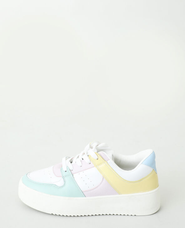 Baskets plateformes vert clair - Pimkie