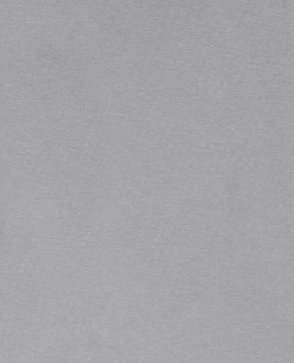 Top manches longues col roulotté gris - Pimkie