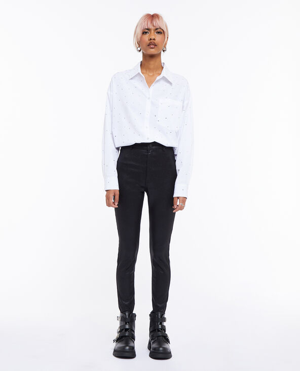 Jegging pailleté noir - Pimkie