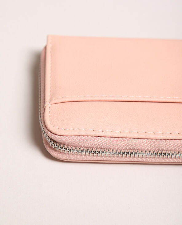 Portefeuille en simili cuir rose - Pimkie