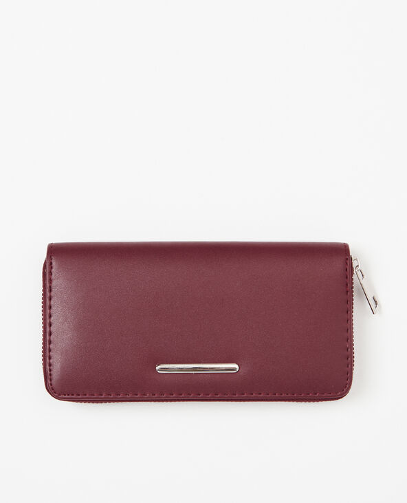 Portefeuille compagnon bordeaux - Pimkie