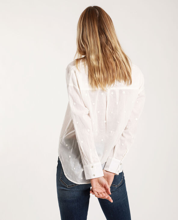 Chemise à motifs blanc - Pimkie