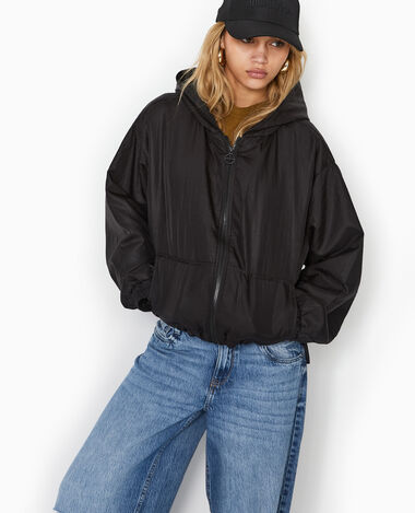 Veste Coupe Vent Femme Impermeable Noir Blanc Transparent Pimkie