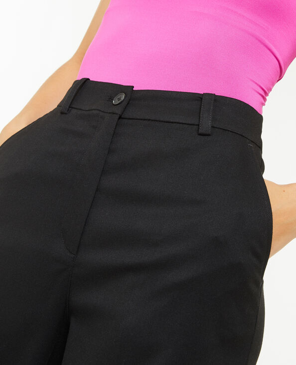 Pantalon large taille haute noir - Pimkie