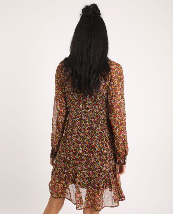 Robe à imprimé fleuri noir - Pimkie