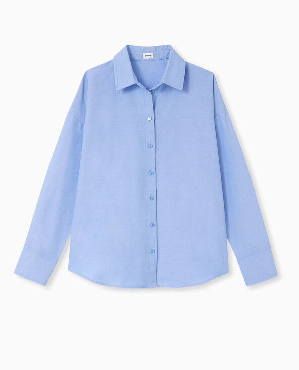 Chemise ample et droite bleu - Pimkie