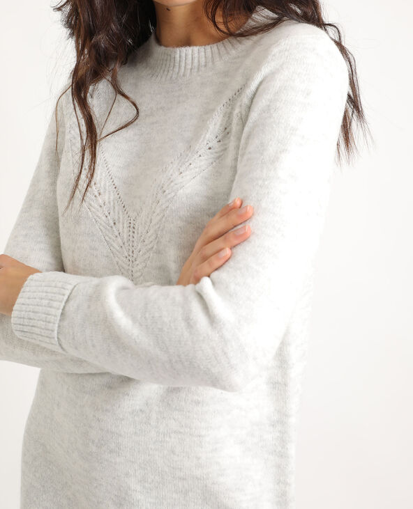 Robe pull 2025 grise pimkie
