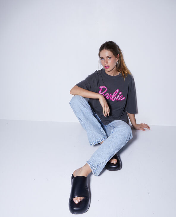 T-shirt oversize BARBIE gris foncé - Pimkie
