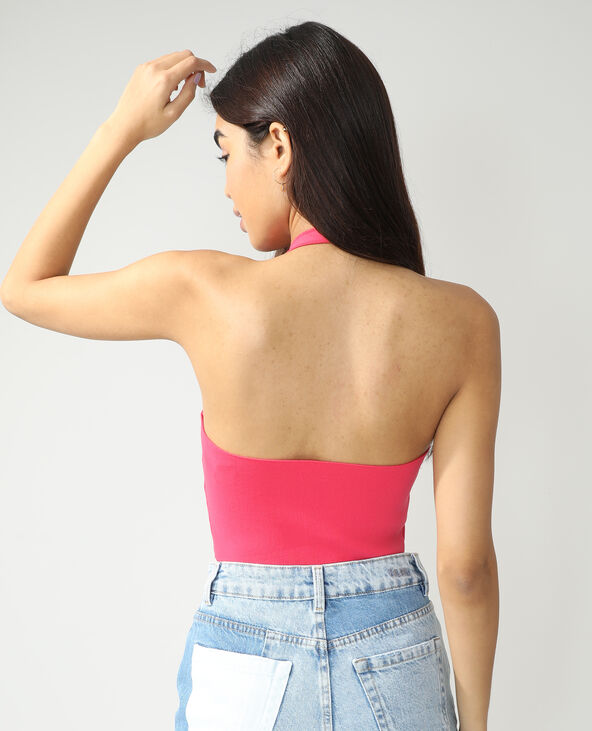 Top dos nu rose fuchsia - Pimkie