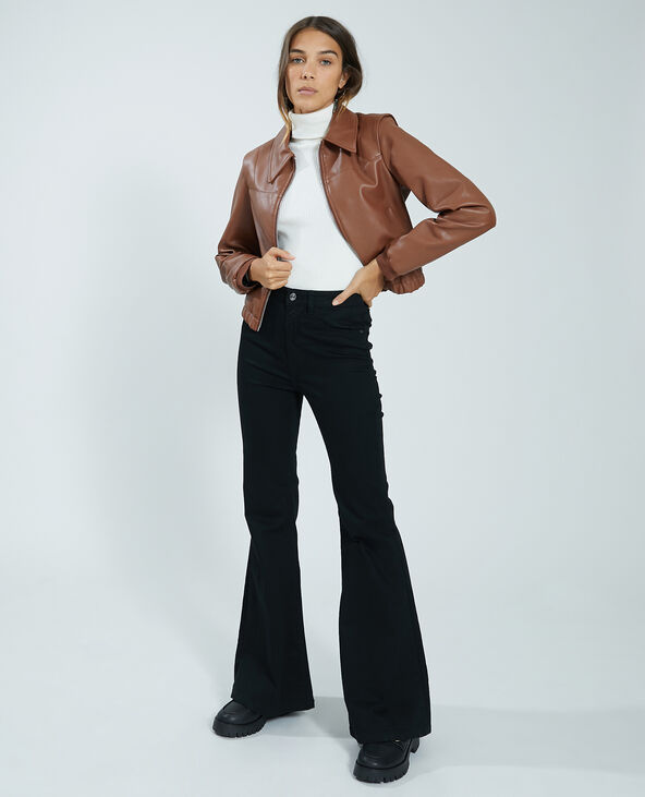 Pull fin col roulé blanc - Pimkie