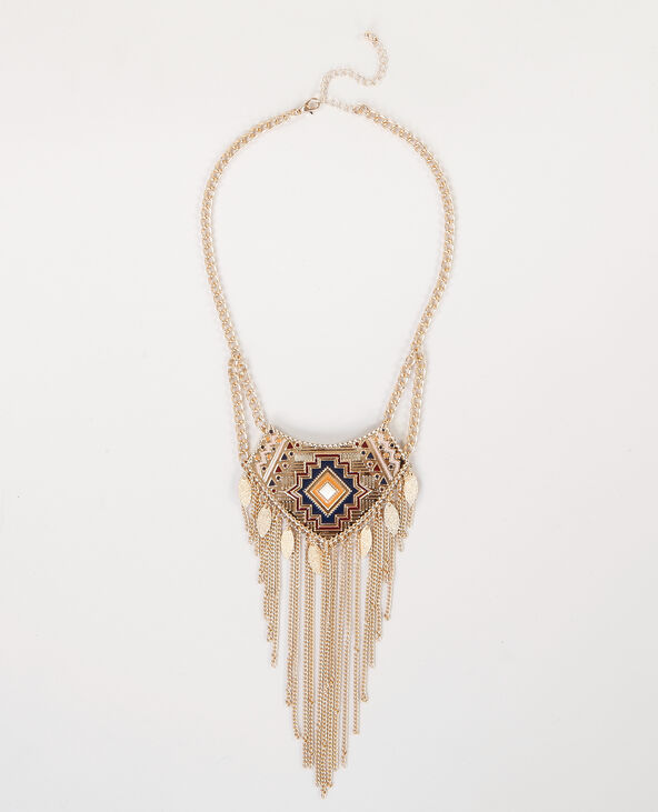 Collier sautoir bohème doré - Pimkie