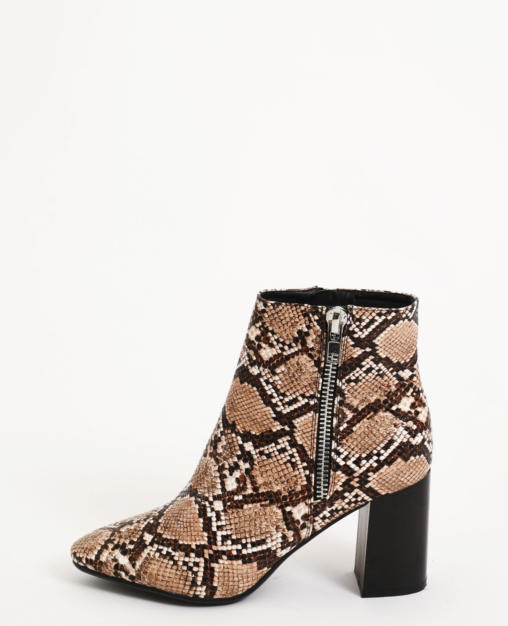 Bottine effet python discount
