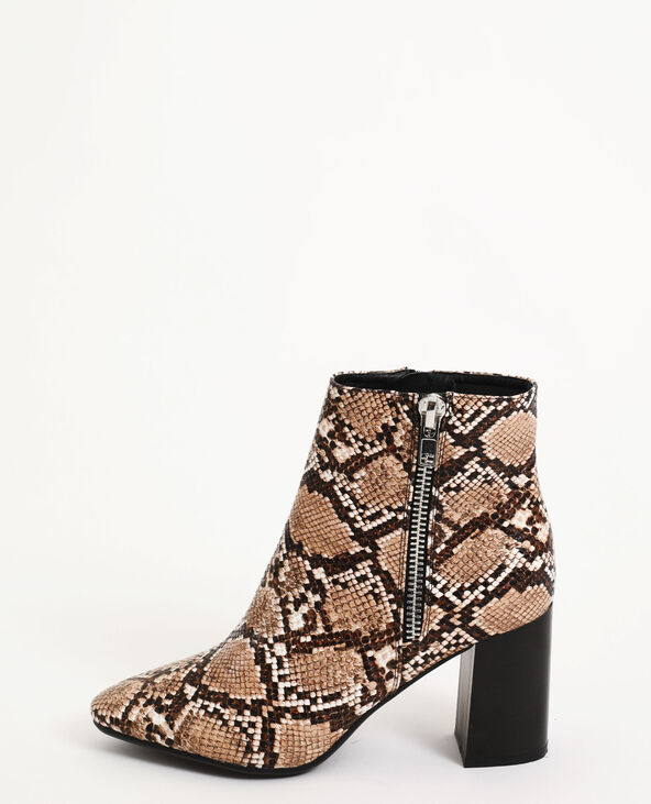 Bottines python 2025 pimkie