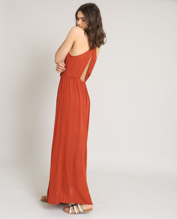 Robe longue dos ouvert