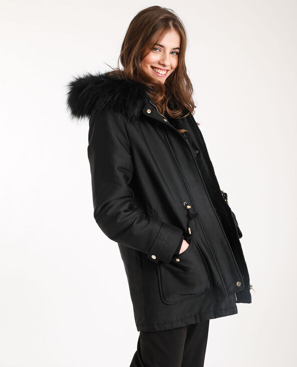 Parka imperméable noir - Pimkie