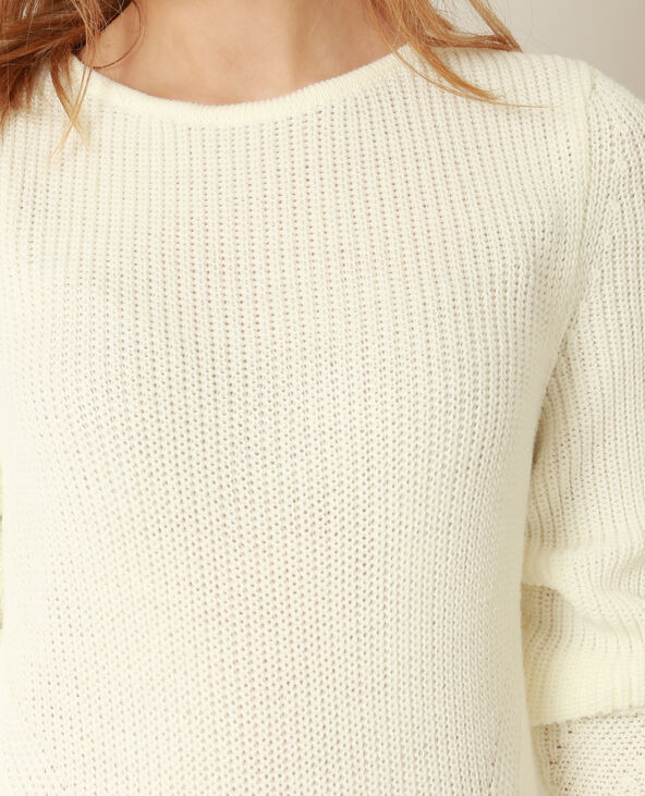 Robe pull écru - Pimkie