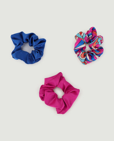 Lot de 3 chouchous satinés rose - Pimkie