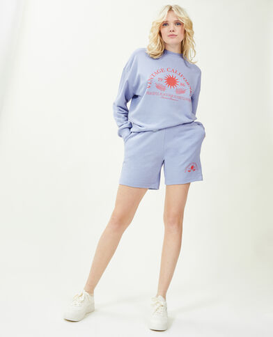 Sweat col rond bleu - Pimkie