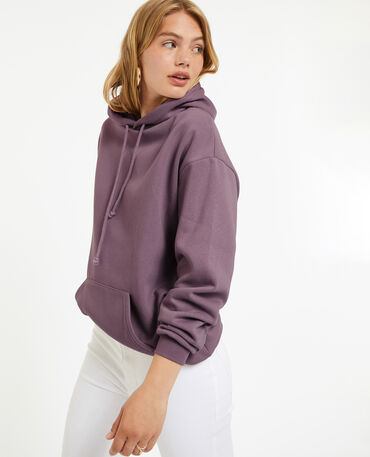 Sweat à capuche femme : rose, gris, noir et pull femme à capuche bleu