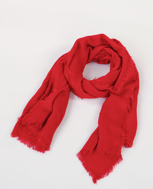 Echarpe fine rouge - Pimkie