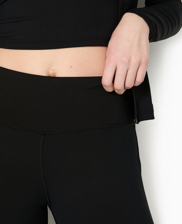 Legging en maille extensible et sculptante noir - Pimkie