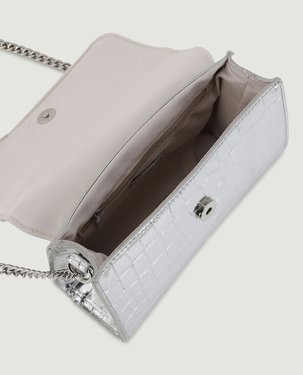 Sac pochette avec chaines argenté - Pimkie