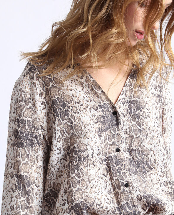 Chemise python blanc - Pimkie