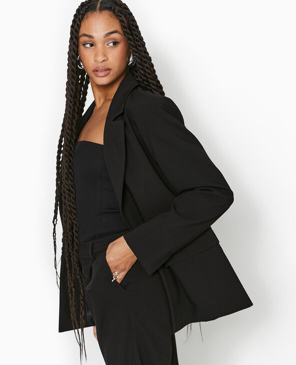 Veste blazer 1 bouton noir - Pimkie