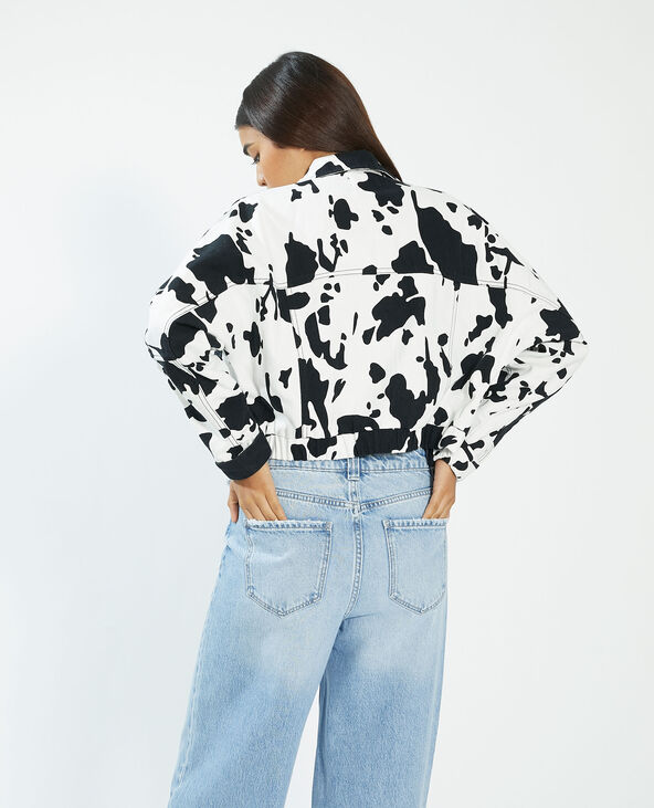 Veste en jean vachette noir - Pimkie