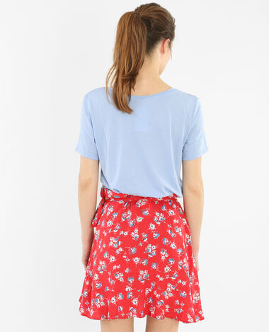 T-shirt col raw cut violet - Pimkie