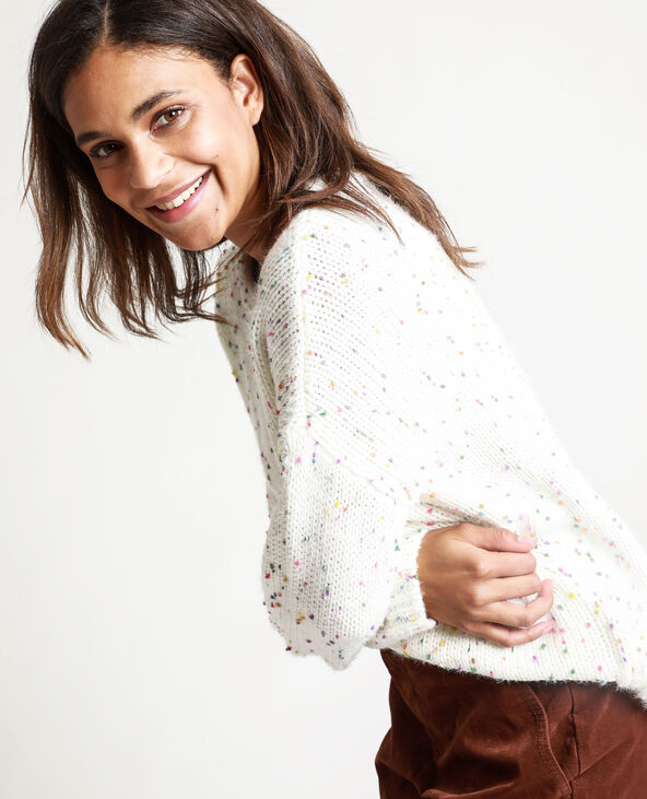 Pull multicolore écru - Pimkie