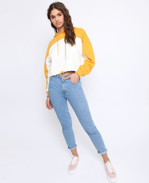 Sweat à capuche jaune ocre - Pimkie