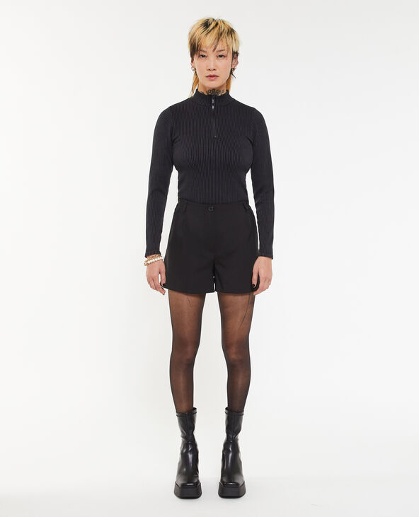 Short avec pinces noir - Pimkie