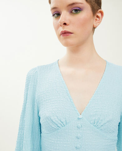 Top manches ballons bleu clair - Pimkie