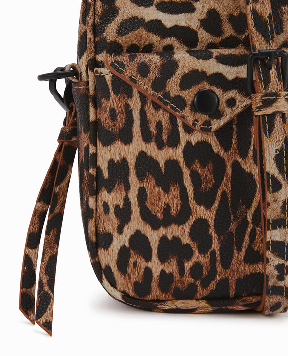 Sac pochette pour smartphone marron chiné - Pimkie
