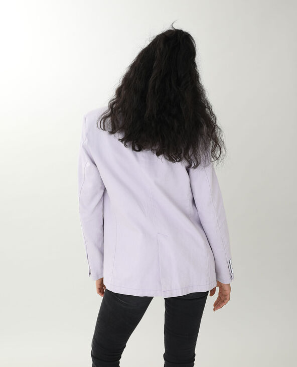 Caban en toile violet - Pimkie