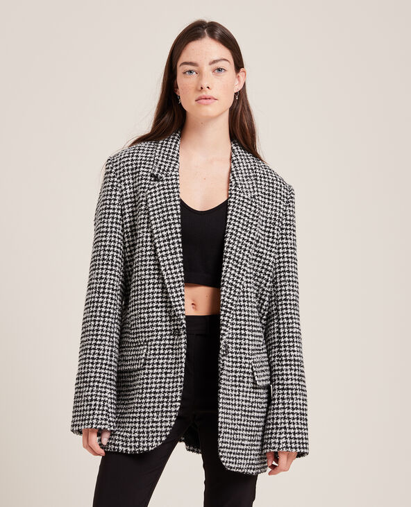 Veste blazer oversize noir - Pimkie