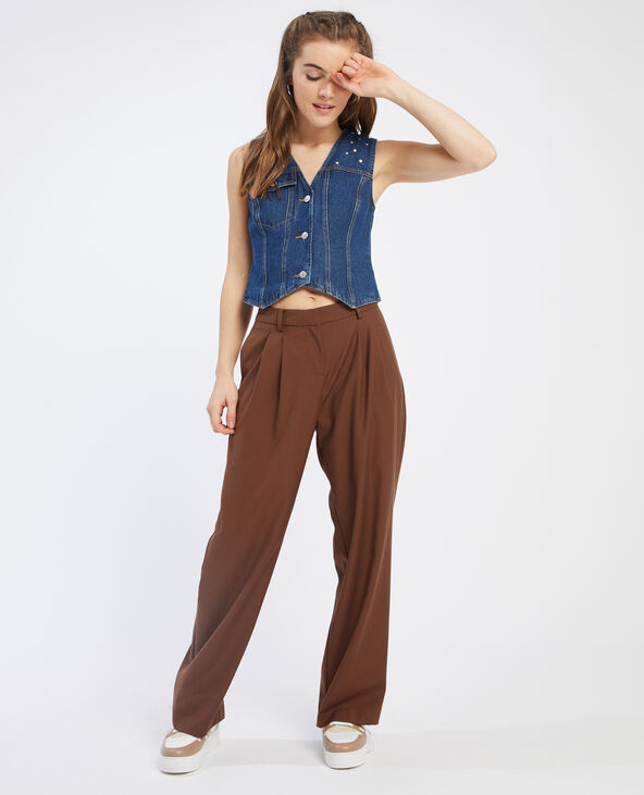 Veste sans manche bleu - Pimkie